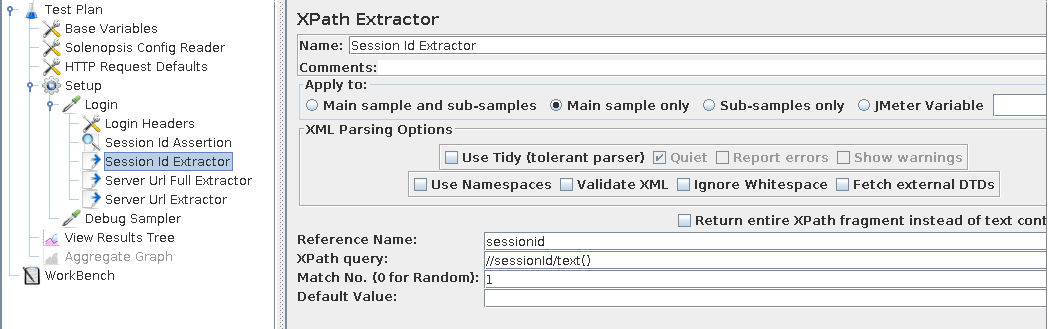 extracting session id